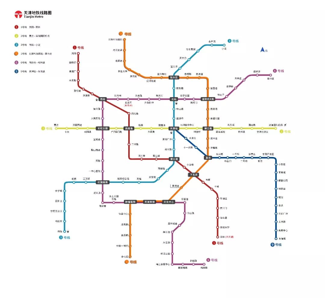 天津地铁线路图最新版全面解析