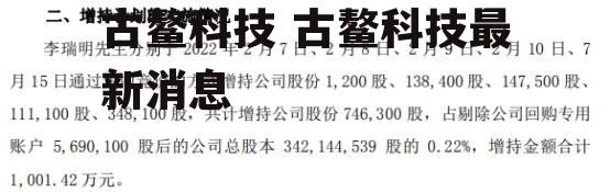 古鳌科技迈向科技创新新征程，最新消息引领发展之路